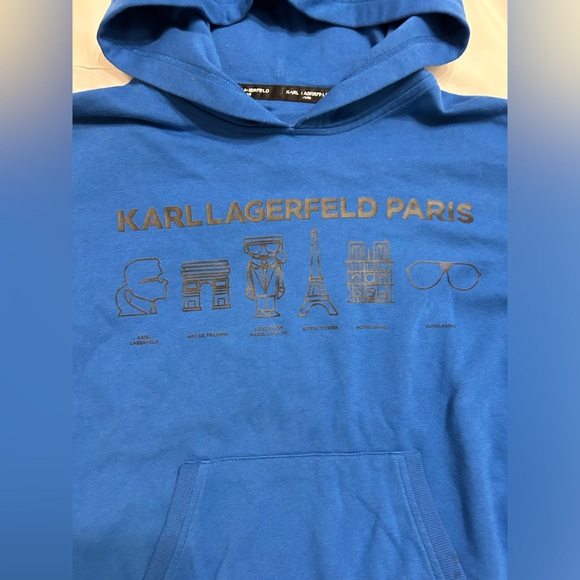 Karl Lagerfeld Ladies Hooded Sweatshirt - Picture 4 of 9